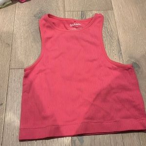 Garage pink tank top